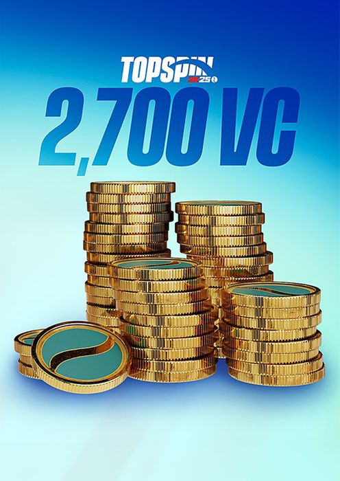 TopSpin 2K25 - 2.700 virtuele valuta pack XBOX One/Serie CD Key