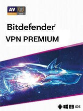 Bitdefender Premium VPN 2024-sleutel (1 jaar / 10 apparaten)