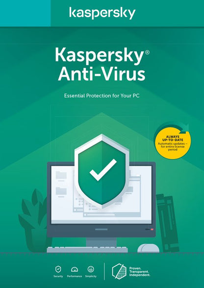 Kaspersky Anti Virus 2024 sleutel (1 jaar / 1 apparaat)