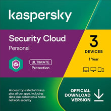 Kaspersky Security Cloud Personal (1 jaar / 3 apparaten)