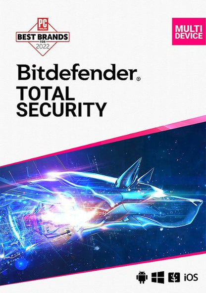 Bitdefender Total Security 2024 Proefsleutel (3 maanden / 5 apparaten)