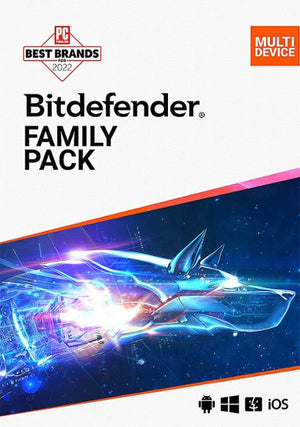 Bitdefender Family Pack 2024 International Key (2 jaar / 15 apparaten)