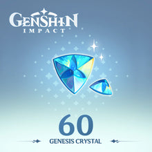 Genshin Impact - 60 Genesis Kristallen Reidos Waardebon