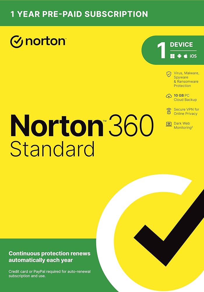 Norton 360 2024 EU-sleutel (1 jaar / 1 apparaat)