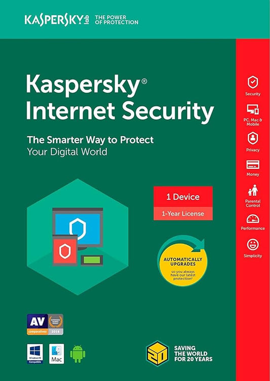 Kaspersky Internet Security 2024 MIDDEN-Oosten Sleutel (1 Jaar / 3 Apparaten)