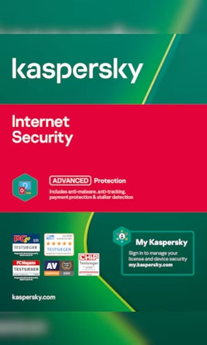 Kaspersky Internet Security 2023 Sleutel (1 Jaar / 1 Apparaat)