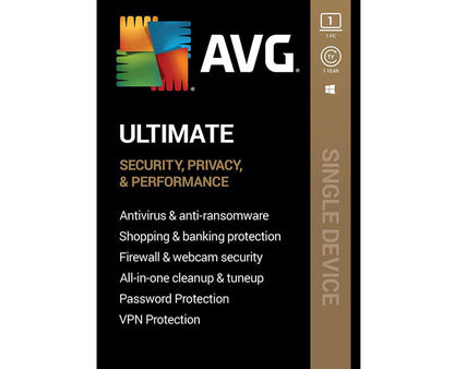 AVG Ultimate voor Windows 2024 Sleutel (1 Jaar / 1 PC)