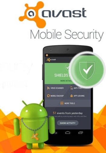 Avast Mobile Security Premium voor Android 2024 Sleutel (2 jaar / 1 apparaat)