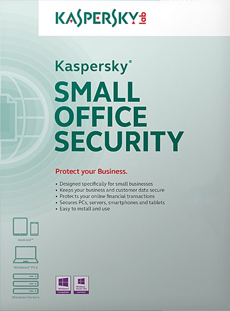 Kaspersky Small Office Security (5 pc's / 1 server / 5 mobiele apparaten / 1 jaar)