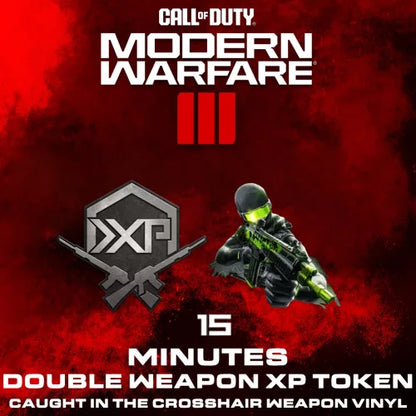 Call of Duty: Modern Warfare III - Gevangen in het dradenkruis Wapen Vinyl + 15 Min Dubbele XP PC/PS4/PS5/XBOX One/Serie CD Key