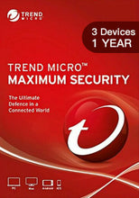 Trend Micro maximale beveiliging (1 jaar / 3 apparaten)