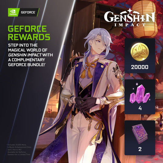 Genshin Impact - GeForce DLC-bundel CD Key