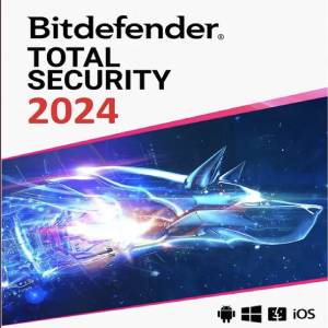 Bitdefender Total Security 2024 EU-sleutel (1 jaar / 3 apparaten)