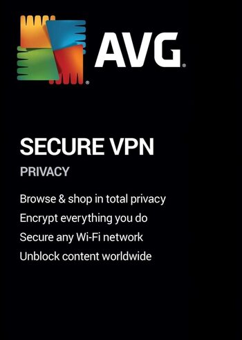 AVG Secure VPN Key (1 jaar / onbeperkt aantal pc's) CD Key