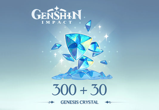 Genshin Impact - 300 + 30 Genesis-kristallen Reidos-voucher