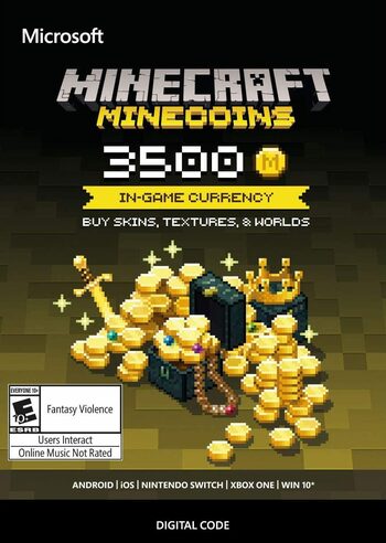 Minecraft Minecoins Pakket: 3500 Munten CD Key