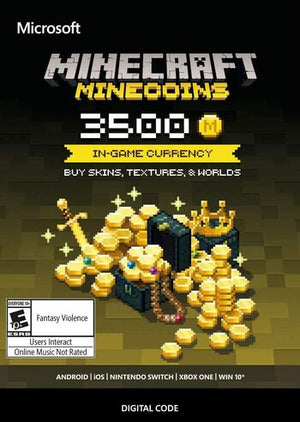 Minecraft Minecoins Pakket: 3500 Munten CD Key