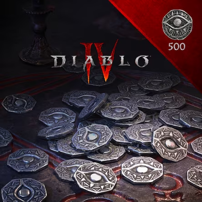 Diablo IV - 500 platina tegoedbon XBOX One/Serie CD Key