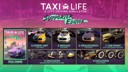 Taxi Life: Simulator rijden in de stad - Supporters Pack DLC Steam CD Key