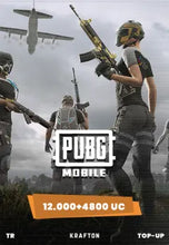 PUBG Mobile: 12000 + 4200 Onbekend Geld Prepaid CD Key