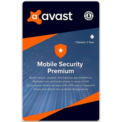 Avast Mobile Security Premium voor Android 2024 Sleutel (1 Jaar / 1 Apparaat)