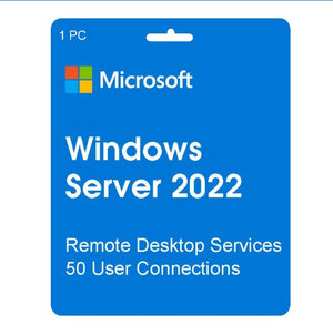 Windows Server 2022 Remote Desktop Services 50 User CAL CD Key