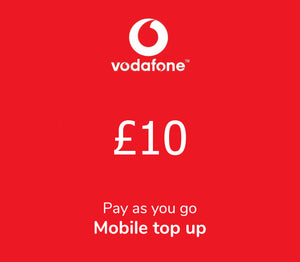 Vodafone £10 Mobiel Opwaarderen UK