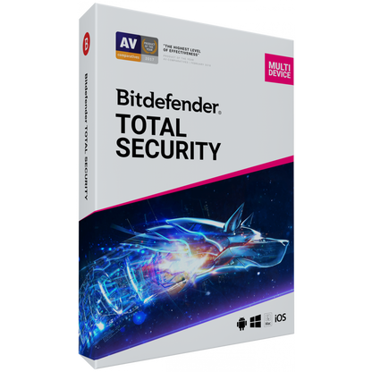 Bitdefender Total Security 2020 - 2019 Sleutel - 5 apparaten, 90 dagen - RoyalKey