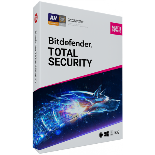 Bitdefender Total Security 2020 - 2019 Sleutel - 5 apparaten, 90 dagen - RoyalKey