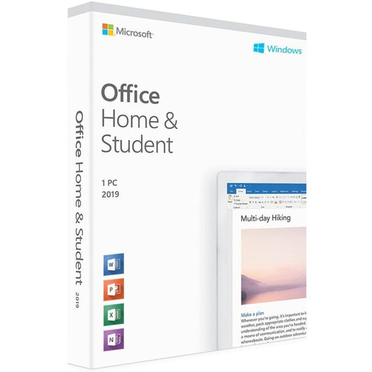 Microsoft Office Home and Student 2019 BIND RETAIL Sleutel Wereldwijd