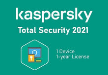 Kaspersky Total Security 2021 1 Jaar 1 Dev Softwarelicentie CD Key