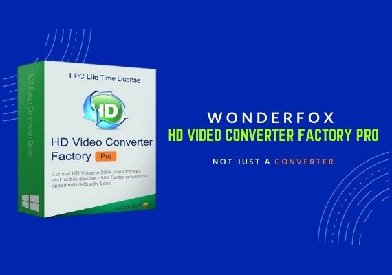 Wonderfox: HD Video Converter Factory Pro Lifetime NL/FR/JA/ZH/ES Wereldwijde softwarelicentie CD Key