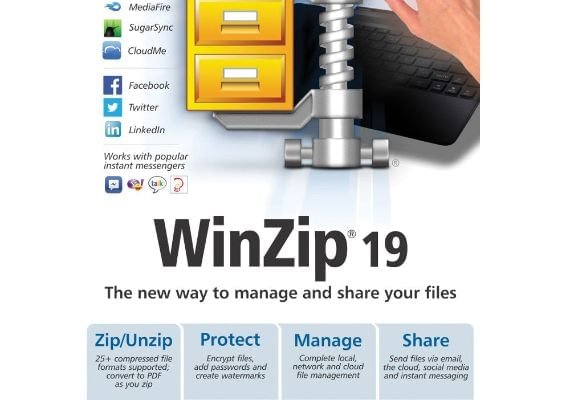 WinZip 19 NL Wereldwijde softwarelicentie CD Key