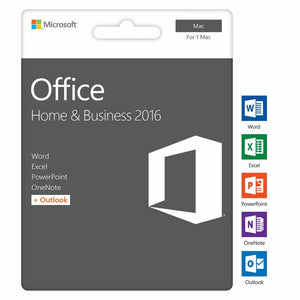 Microsoft Office Home & Business 2016 Retail Sleutel MAC Wereldwijd